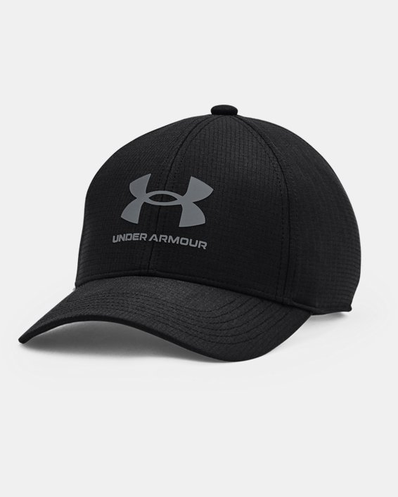 男童UA ArmourVent™ Stretchy運動帽 in Black image number 0